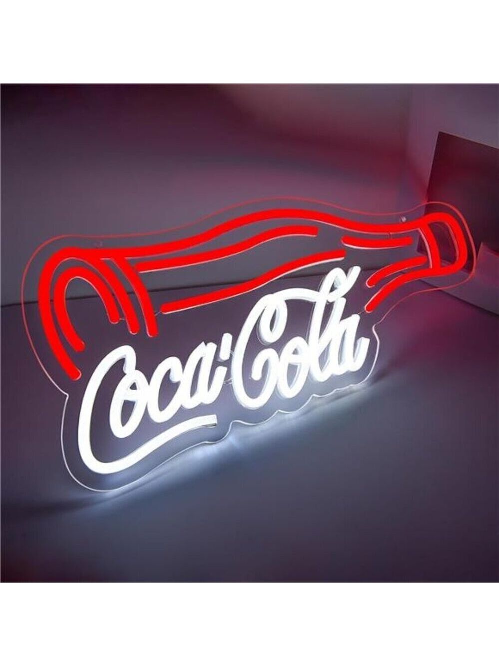 Coca Cola LED Neon Sign Coke Wall Decor Light Bedroom Business Man Cave Store NW